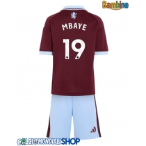 Maglie da calcio Aston Villa Ibrahim Mbaye #19 Prima Maglia Bambino 2026-27 Manica Corta + Pantaloni corti)